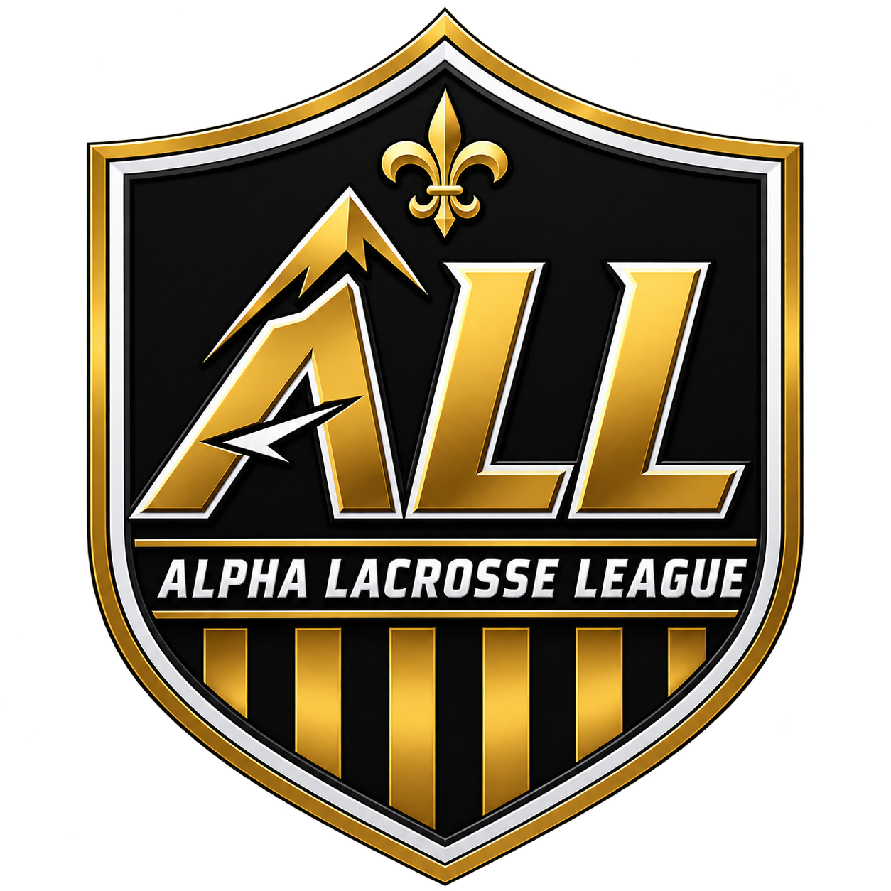Alpha Lacrosse League crest